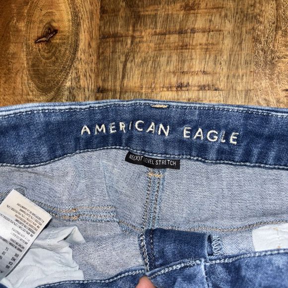 American Eagle Jeans Size 10 Curvy Hi Rise Jegging Next Level Stretch - Picture 3 of 7
